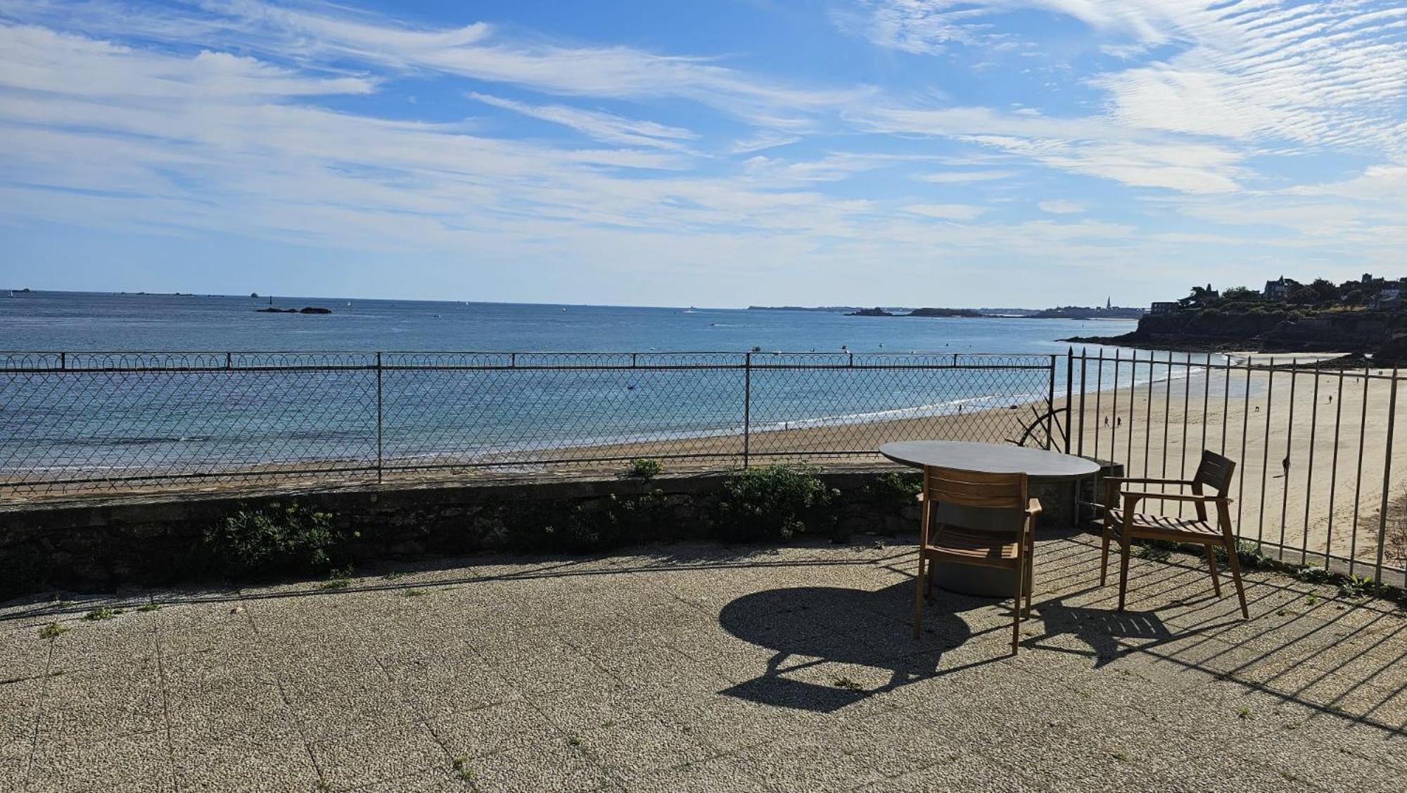 Vue Pleine Mer A La Perle Marine - La Terrasse Dinard Zewnętrze zdjęcie