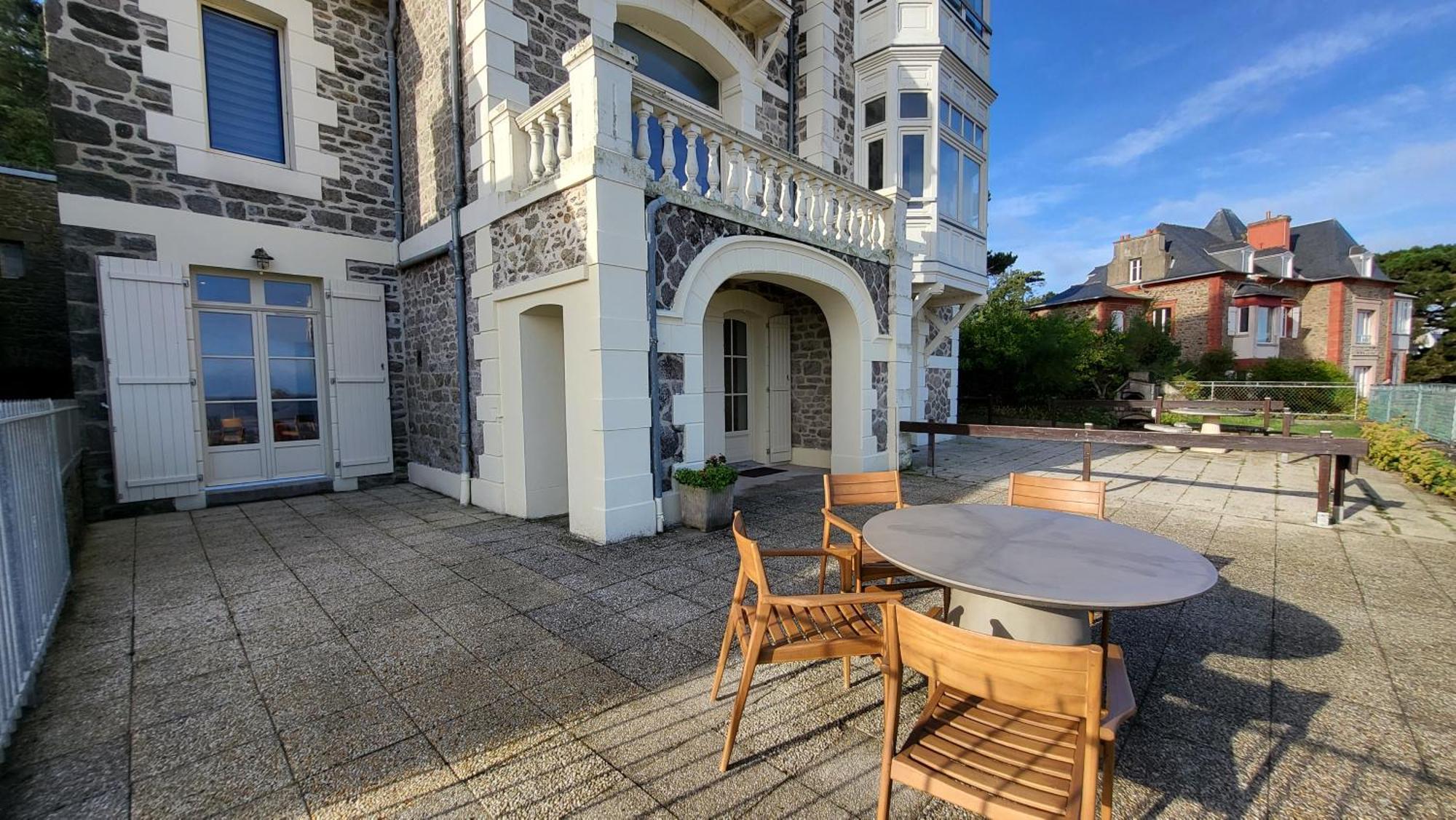 Vue Pleine Mer A La Perle Marine - La Terrasse Dinard Zewnętrze zdjęcie